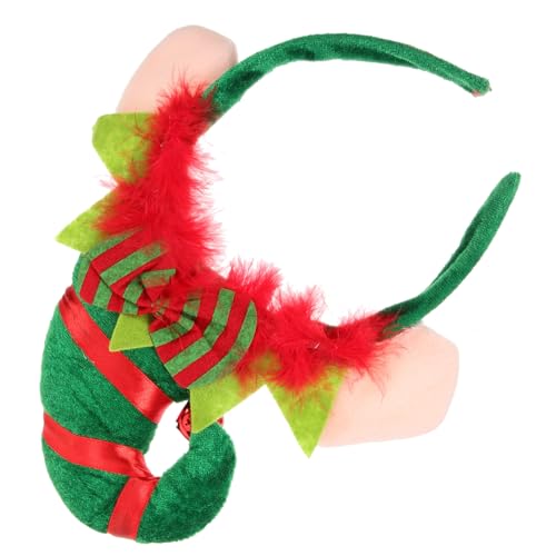 Beaupretty entzückende Kopfbedeckung verrückte hüte für erwachsene Mütze seltsame Hüte Weihnachts-Stirnband Kappe weihnachts kopfschmuck weihnachtskopfschmuck Glocken Haarband Haarschmuck von Beaupretty