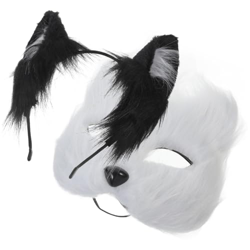 Beavorty 1 Satz Fuchs-masken-set Cosplay-party-maske Zubehör Für Halloween-kostüme Partyzubehör Party-horror-maske Maske Für Erwachsene Halloween-dekor Masken Für Maskerade Plüsch von Beavorty