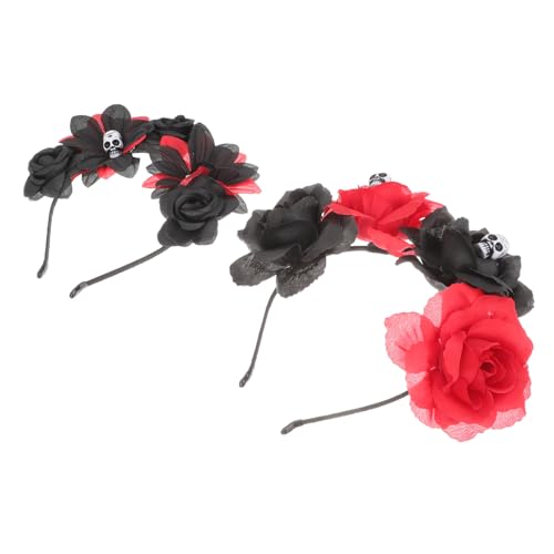 Beavorty 10 Stk Halloween-Stirnband halloween haarspangen haarspange halloween Halloween-Blumen-Stirnband Halloween-Kopfschmuck Haar haarschmuck Halloween-Blumenkopfschmuck Stoff von Beavorty