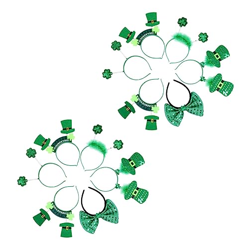 Beavorty 12 Stück Karnevals Stirnband Grün Favor Day Stirnbänder Creolen Kleeblatt St Patricks Day Stirnband Stirnband Für Und Erwachsene St Patricks Day Kostüm Saint von Beavorty