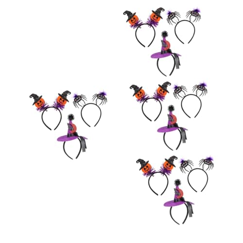 Beavorty 12 Stück Party Stirnbänder Haar Accessoires Niedliche Halloween Stirnbänder Hut Stirnband Lustige Stirnbänder Party Kopfschmuck Stirnbänder Für Halloween Damen Stirnbänder von Beavorty