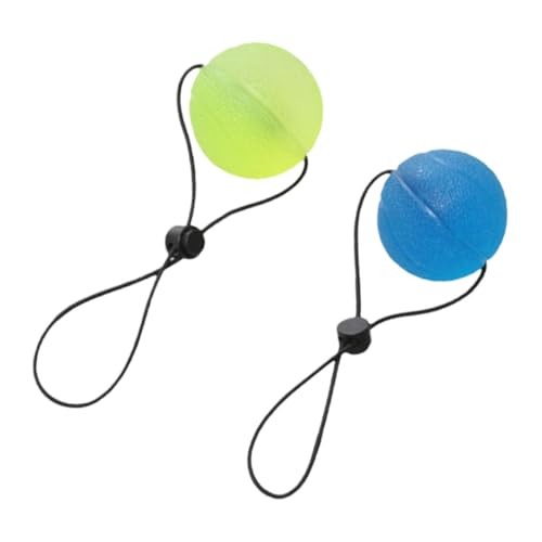 Beavorty 2st Handgriff Ball Los Bälle Spielzeug Fingerstärkungsball Handtrainer Griff Stärken Ball Handgelenk-übungsball Stressball Für Die Hand Tragbarer Quetschball Fingerkugel Kieselgel von Beavorty