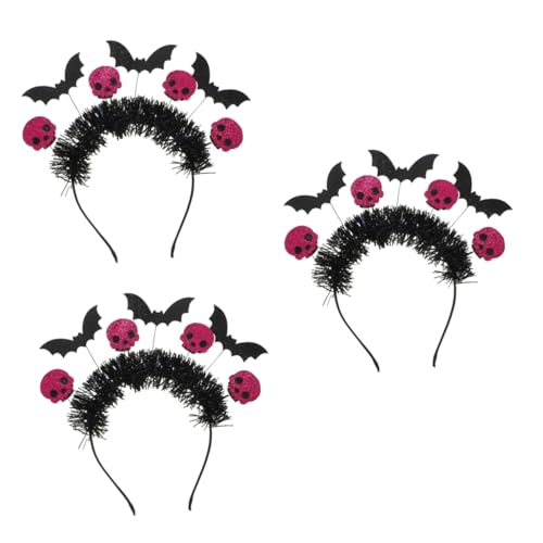 Beavorty 3 Stück Halloween Stirnband Halloween Kopfschmuck Halloween Elemente Stirnband Halloween Party Zubehör Performance Requisite Haar Accessoire Halloween Party Stirnband von Beavorty