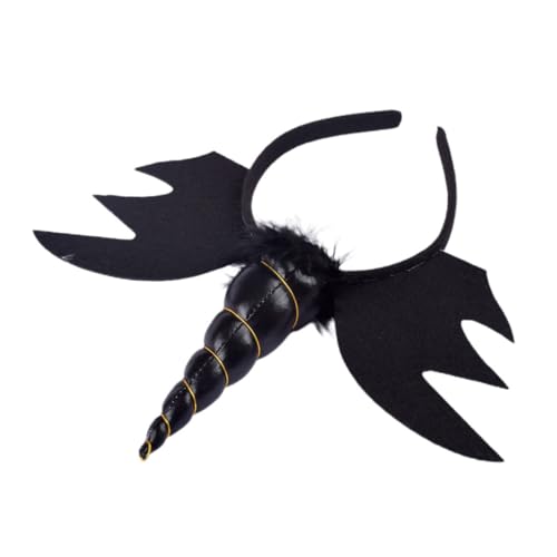 Beavorty 4 Stück einhorn stirnband neuartige Haarreifen Kostüme für Mädchen halloween haarreif halloween headband schmücken Haarband Halloween-Haarschmuck Halloween-Einhorn-Stirnband Stoff von Beavorty