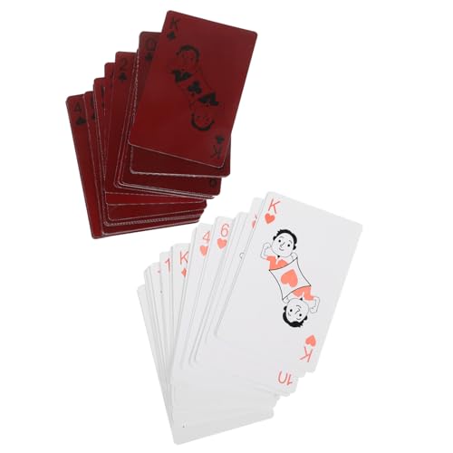 Beavorty Low Vision Poker Strabismus Trainingskarten Rot Grün Low Vision Spielkarten Amblyopie-Korrekturkarte Für Low Vision von Beavorty