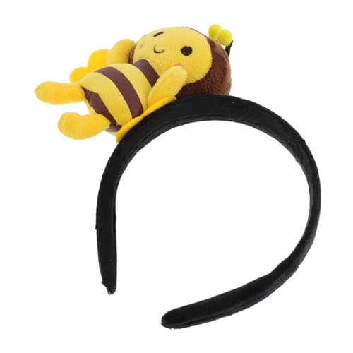 Beavorty Lustiges Bienen Stirnband Mit Plüsch Biene Karneval Haarband Neuheit Head Bopper Für Frauen Und Mädchen Ideales Kostümzubehör Für Halloween Und Weihnachtsfeiern von Beavorty