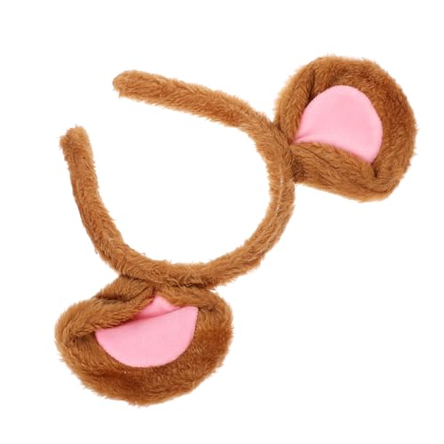 Beavorty Tierische Kopfbedeckung Tier-stirnband-kostüm Stirnbänder Für Zootiere Mäuse-kostümzubehör Mausohren Haarband Cosplay-stirnband -stirnband Kostüm Ohren Stirnband Stoff von Beavorty