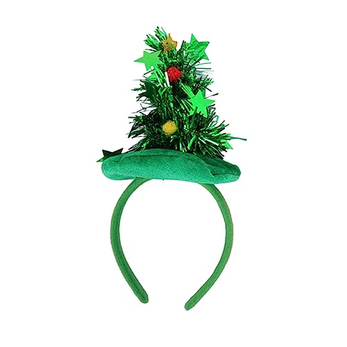 Beavorty Weihnachtshaarband Weihnachts-haarschmuck Weihnachtsstirnband Für Kinder Weihnachtsbaum-stirnband Nikolausmütze Stirnband Weihnachtskostüm Stirnbänder Weihnachtsmützen Hut Geschenk von Beavorty