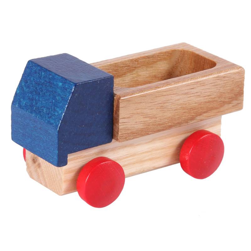 Beck Holzspielzeug - Spielzeugauto Lieferwagen blau von Beck Holzspielzeug