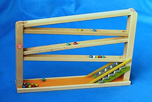 Beck 44,5 x 30,5 cm Marmor Achterbahn mit Chimes (orange) von Beck