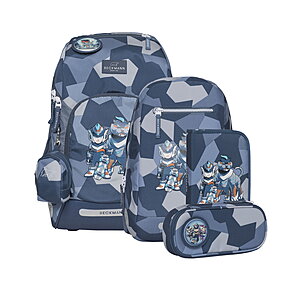 Beckmann Act Air FLX Tiger Race Schulrucksack 6tlg. Set von Beckmann