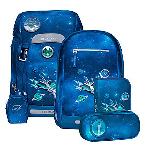 Beckmann Classic 22L Galaxy Schulrucksack 6tlg. Set von Beckmann