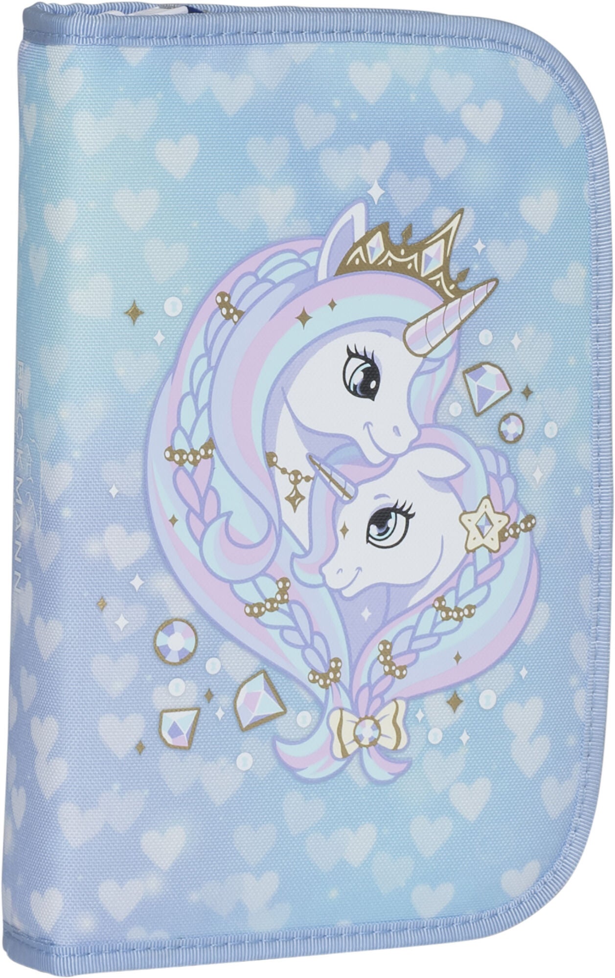 Beckmann Federmäppchen Einzeln, Unicorn Princess Ice Blue von Beckmann