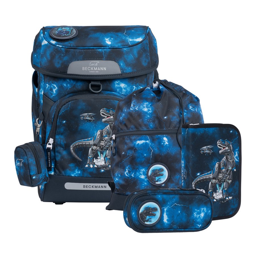 Beckmann Schulranzen-Set Plus Air Tech Rex 6tlg. Beckmann Schulranzen-Set Plus Air Tech Rex 6tlg. von Beckmann