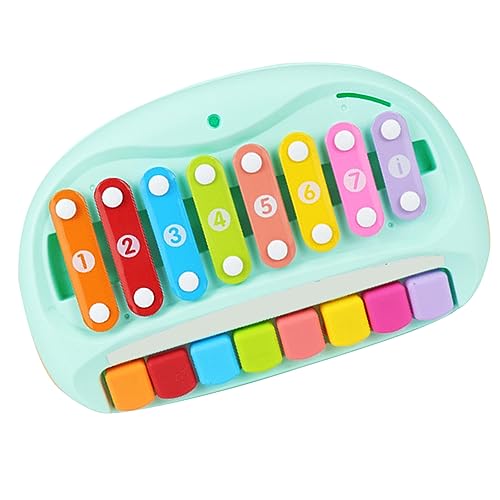 8 Tasten Baby-Klavierspielzeug, Buntes Handklopfklavier, Kleinkind-Schlaginstrument für die Frühe Bildung (Kleine Größe: 7,9 x 11,8 Zoll) von Bediffer