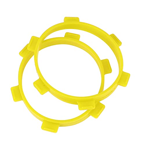 Bediffer Gummi-Reifenbänder, Keine Schäden, Leicht und Langlebig, RC-Montage-Reifenband für 1/8 Geländefahrzeuge (Gelb) von Bediffer
