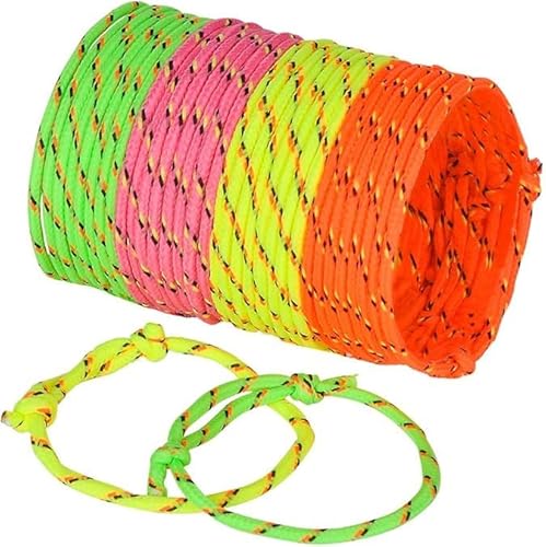 Bedwina Freundschaftsarmbänder für Kinder – 432 Stück verstellbare gewebte Neon-Armbänder für Mädchen und Jungen – Klassenzimmerpreise für Kinder, Geburtstagsparty-Geschenke und Bedwina Freundschaftsarmbänder für Kinder – 432 Stück verstellbare gewebte Neon-Armbänder für Mädchen und Jungen – Klassenzimmerpreise für Kinder, Geburtstagsparty-Geschenke und von Bedwina