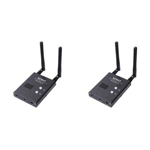 2 x FPV 5,8 GHz 48CH RD945 Diversity Receiver mit A/V und Stromkabeln von Beelooom