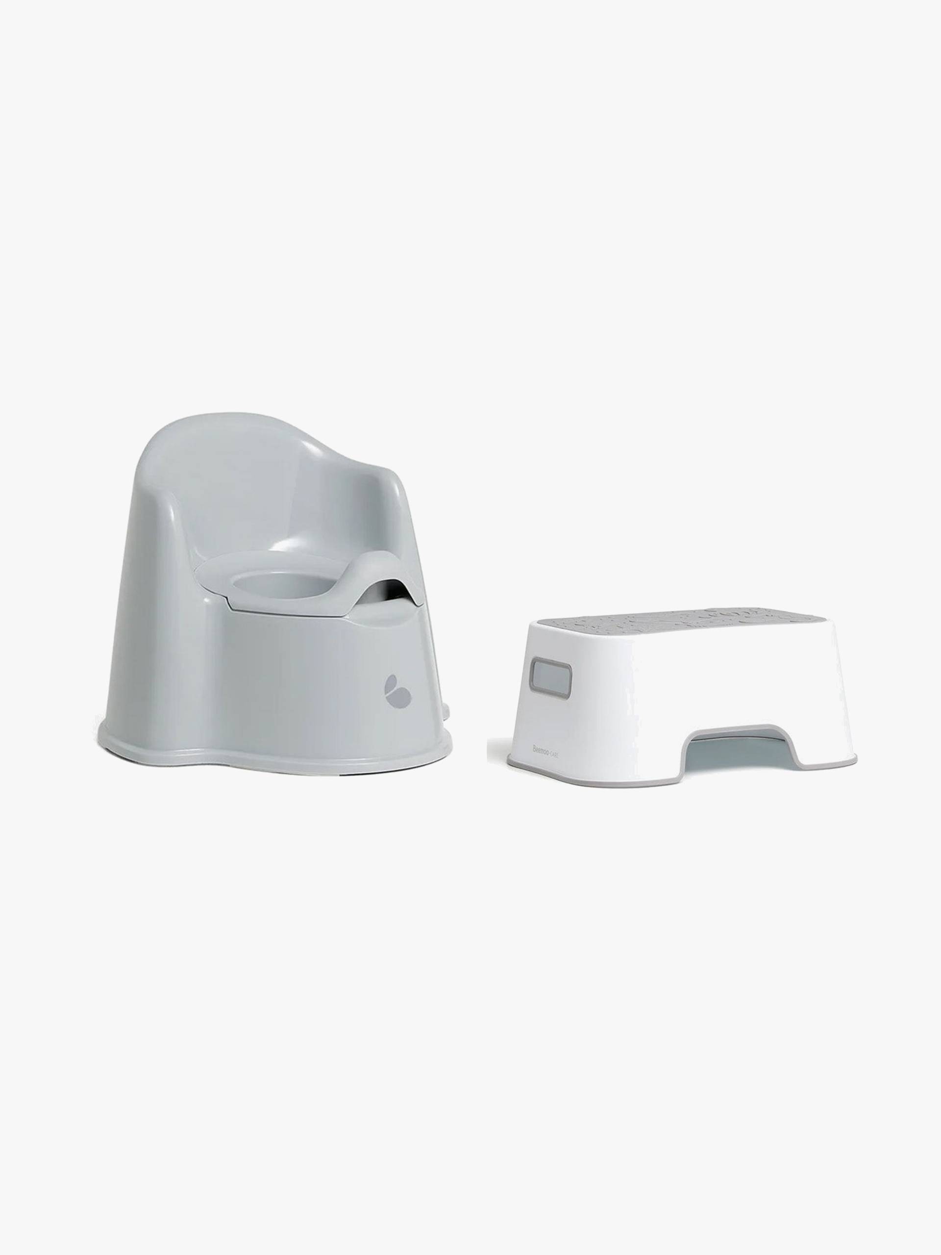 Beemoo CARE Assist Töpfchen & Hocker, White/Grey Beemoo CARE Assist Töpfchen & Hocker, White/Grey von Beemoo