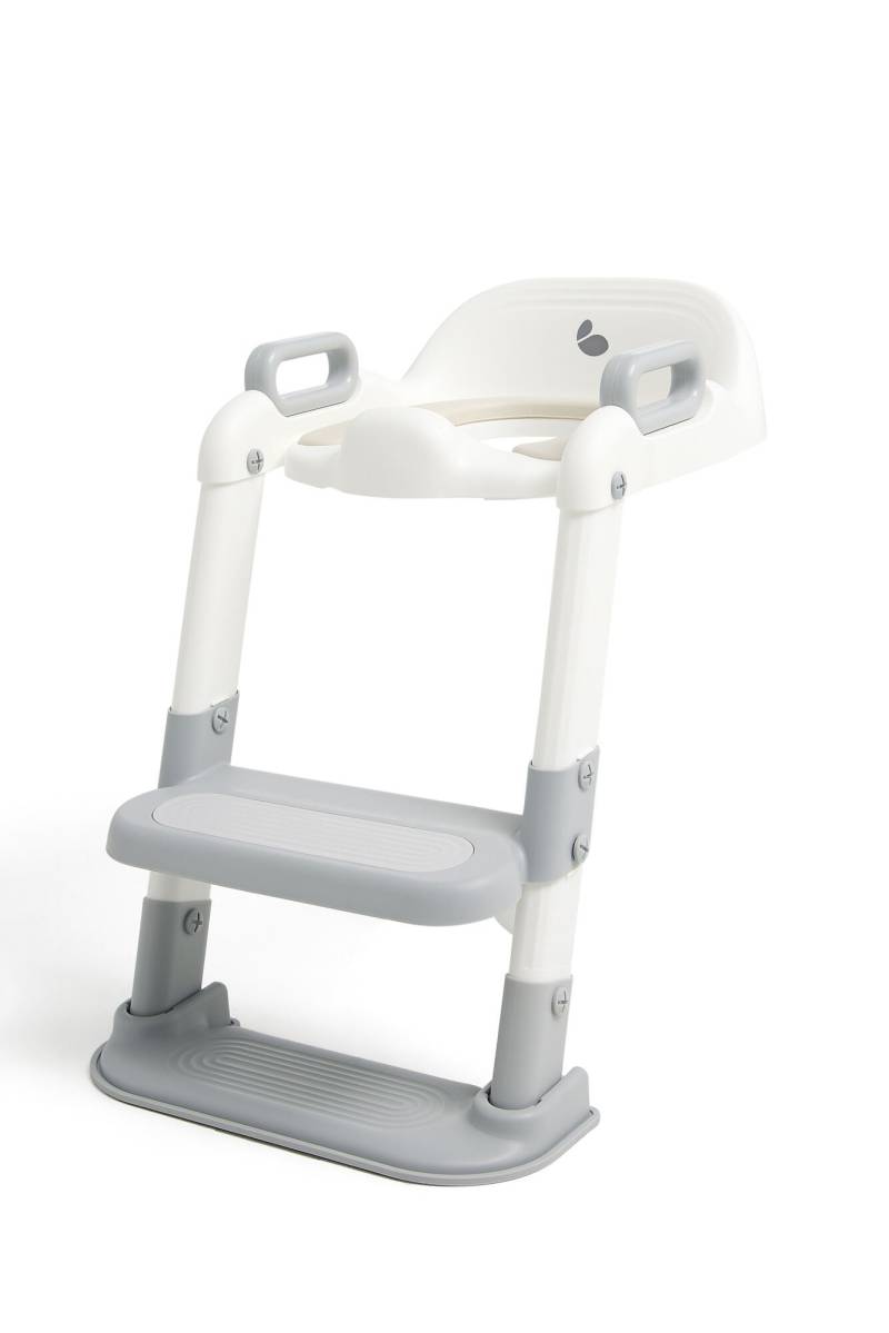 Beemoo CARE Assist Toilettensitz mit Leiter, Grey/White von Beemoo