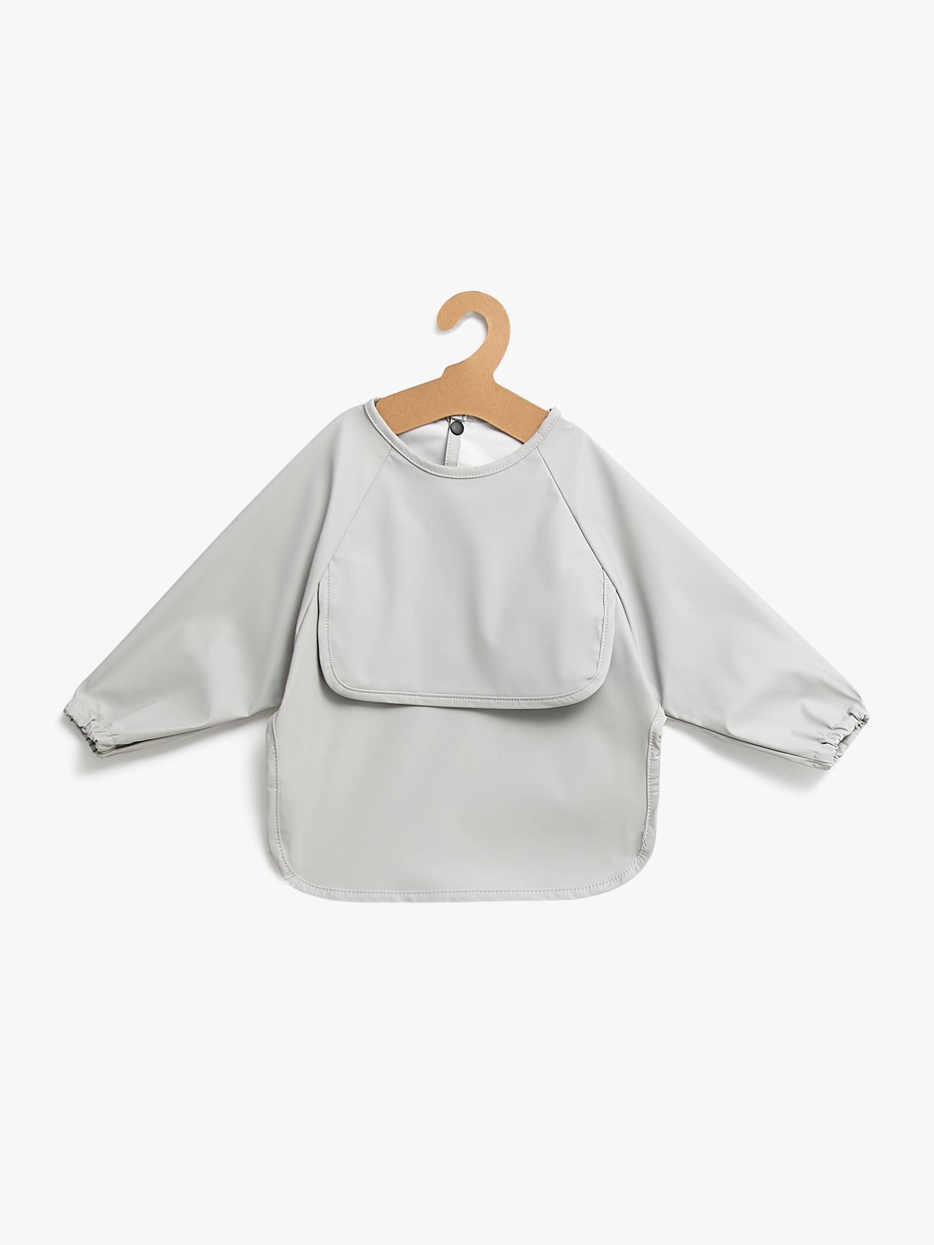 Beemoo CARE Bib Langärmliges Lätzchen, Light Grey Beemoo CARE Bib Langärmliges Lätzchen, Light Grey von Beemoo