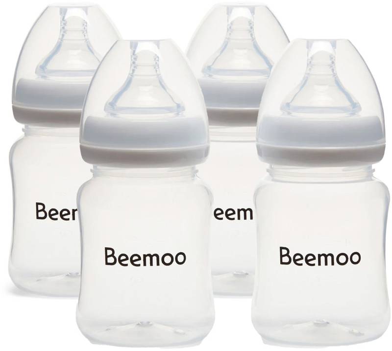 Beemoo CARE Muttermilchflasche 180 ml, 4er-Pack von Beemoo