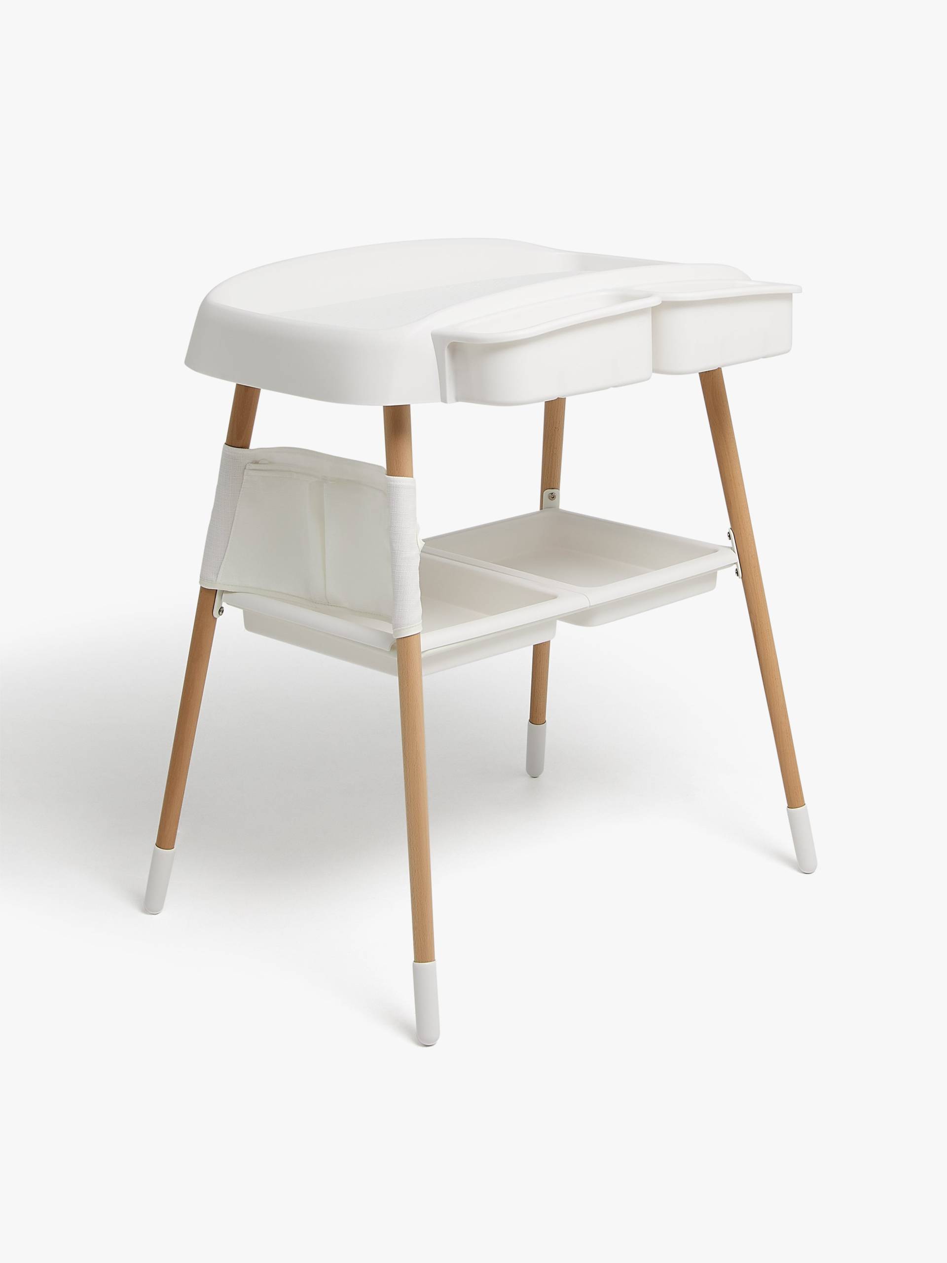 Beemoo CARE Nordic Wickeltisch, White/Wood Beemoo CARE Nordic Wickeltisch, White/Wood von Beemoo