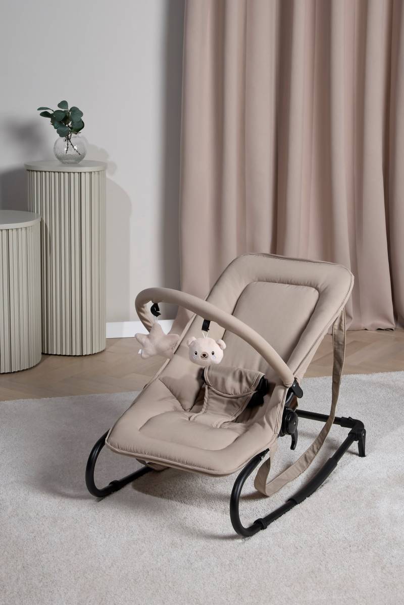 Beemoo PLAY Simple Babywippe, Sand Beige von Beemoo