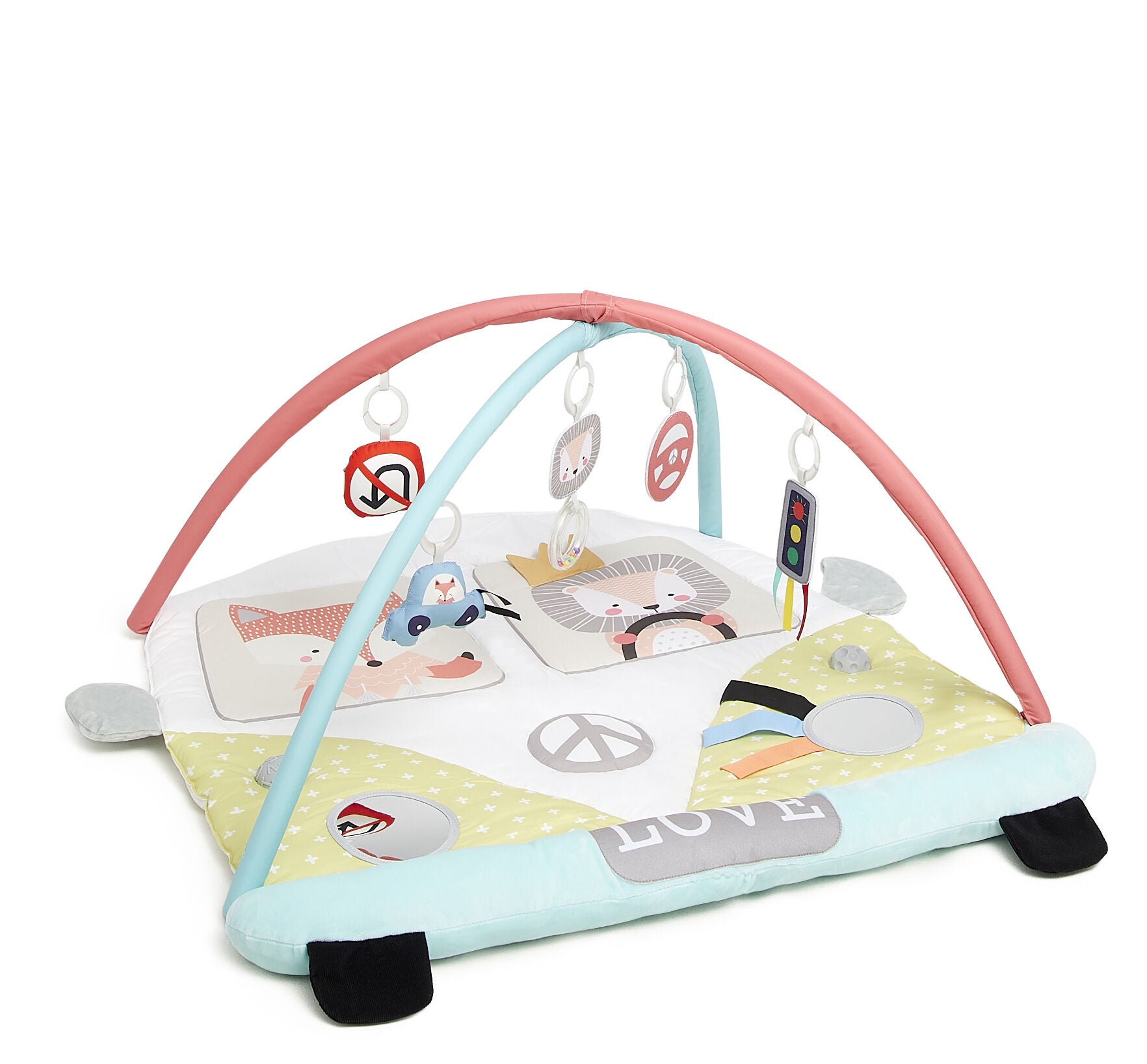 Beemoo PLAY Happy Ride Spieldecke mit Spielbogen, Babyspielzeug von Beemoo