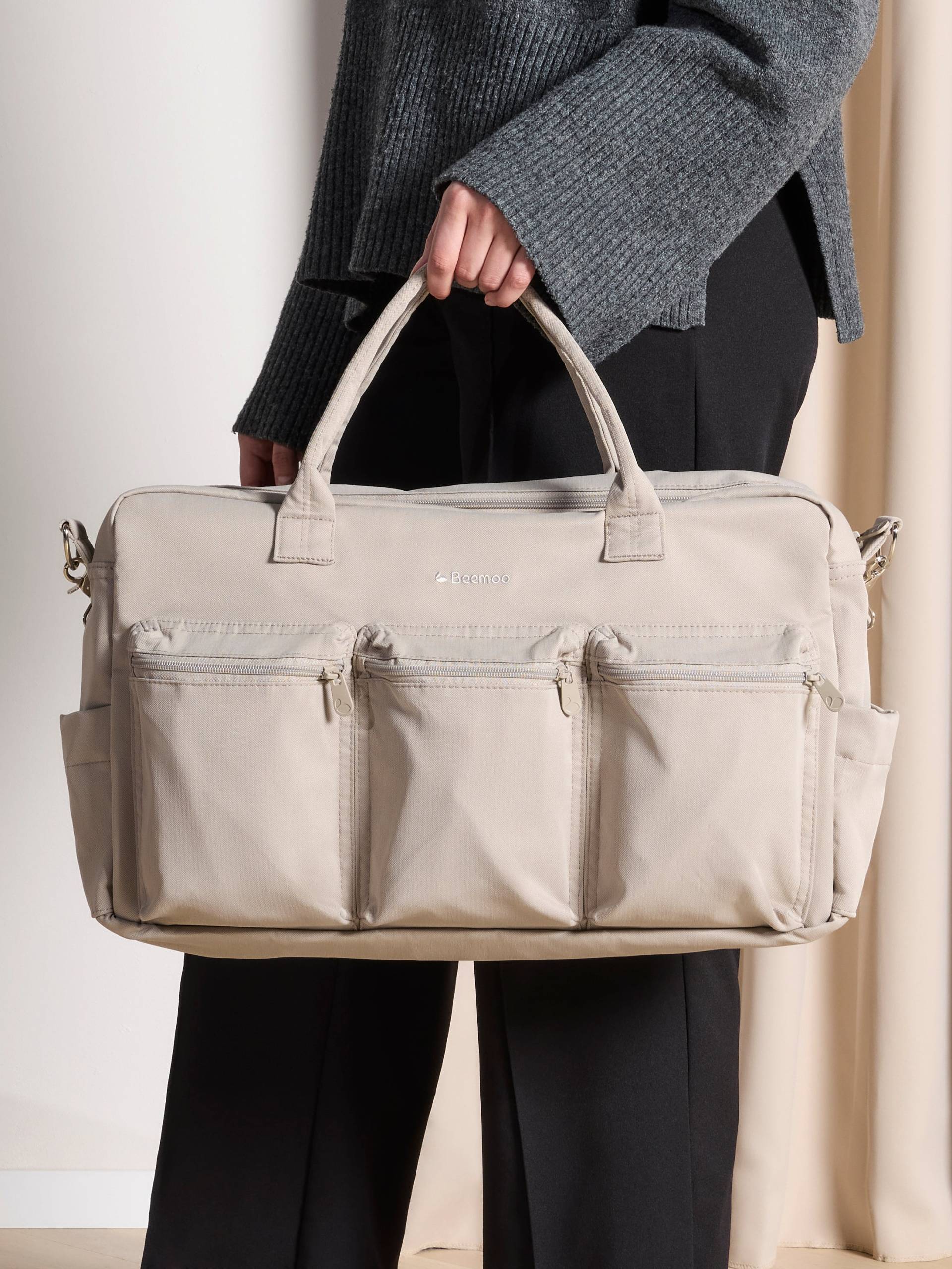 Beemoo Pro Double Wickeltasche, Latte Beige Beemoo Pro Double Wickeltasche, Latte Beige von Beemoo