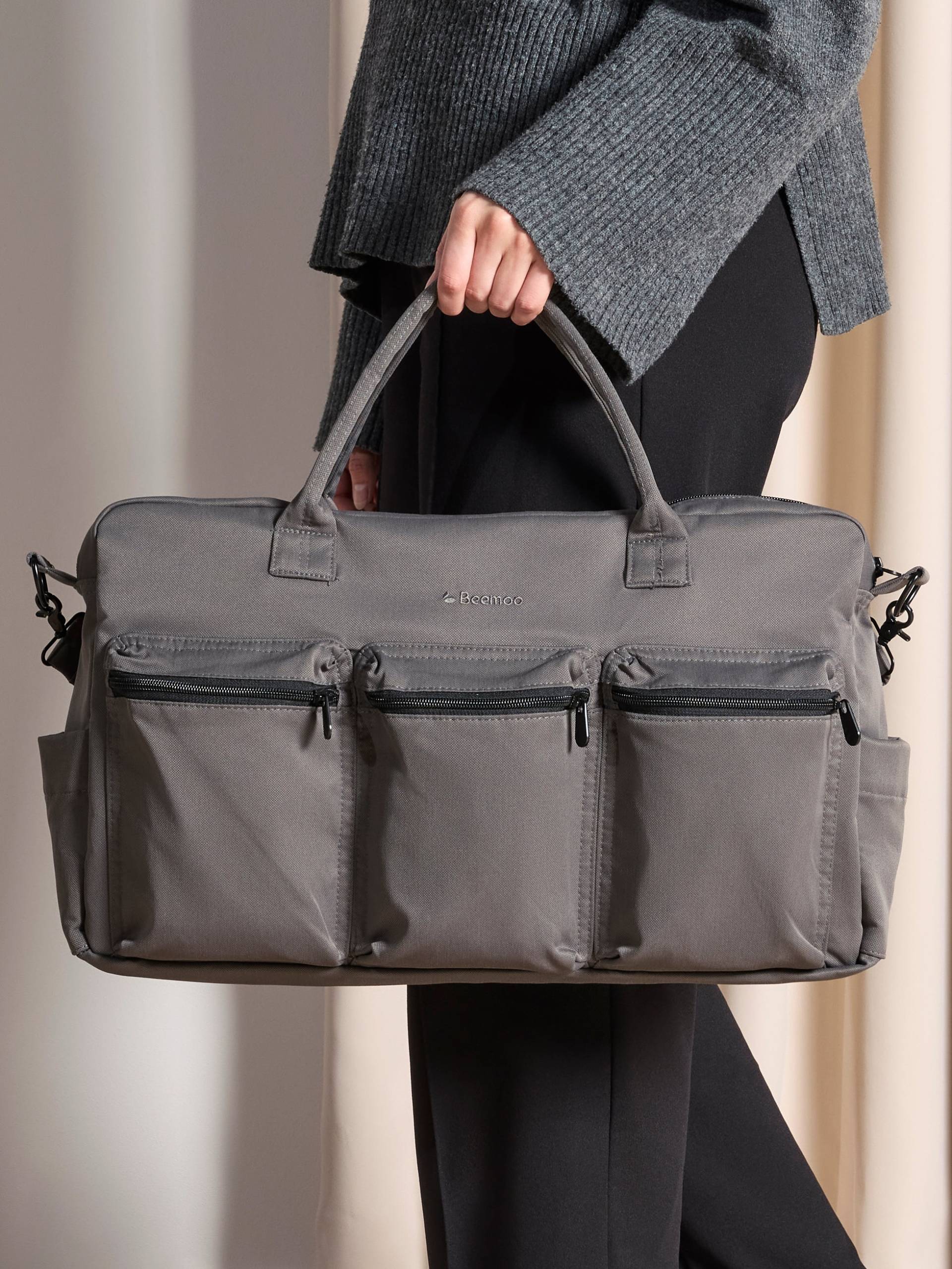 Beemoo Pro Double Wickeltasche, Mocha Grey Beemoo Pro Double Wickeltasche, Mocha Grey von Beemoo