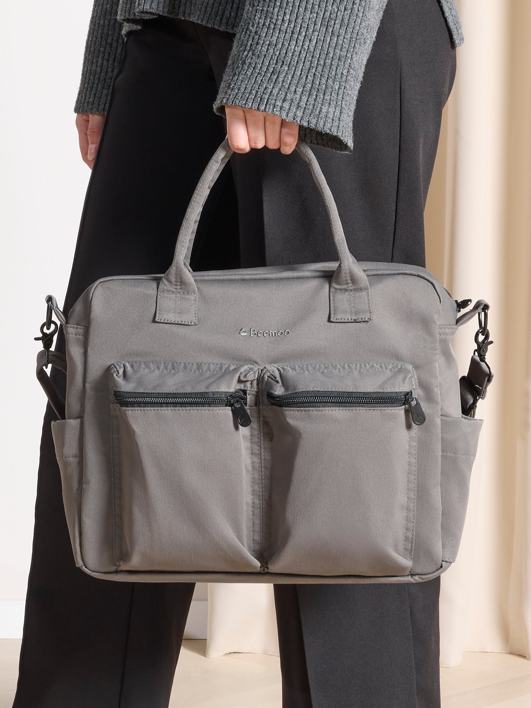 Beemoo Pro Wickeltasche, Mocha Grey Beemoo Pro Wickeltasche, Mocha Grey von Beemoo