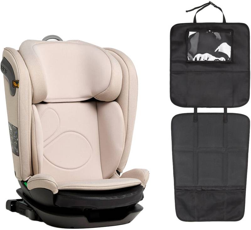 Beemoo Reform ISOFIX Kindersitz inkl. Beemoo 3-in-1 Trittschutz, Oat/Black von Beemoo