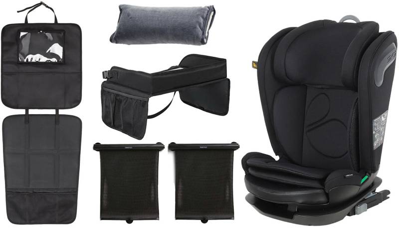 Beemoo Reform ISOFIX Kindersitz inkl. Zubehör, Black Stone von Beemoo