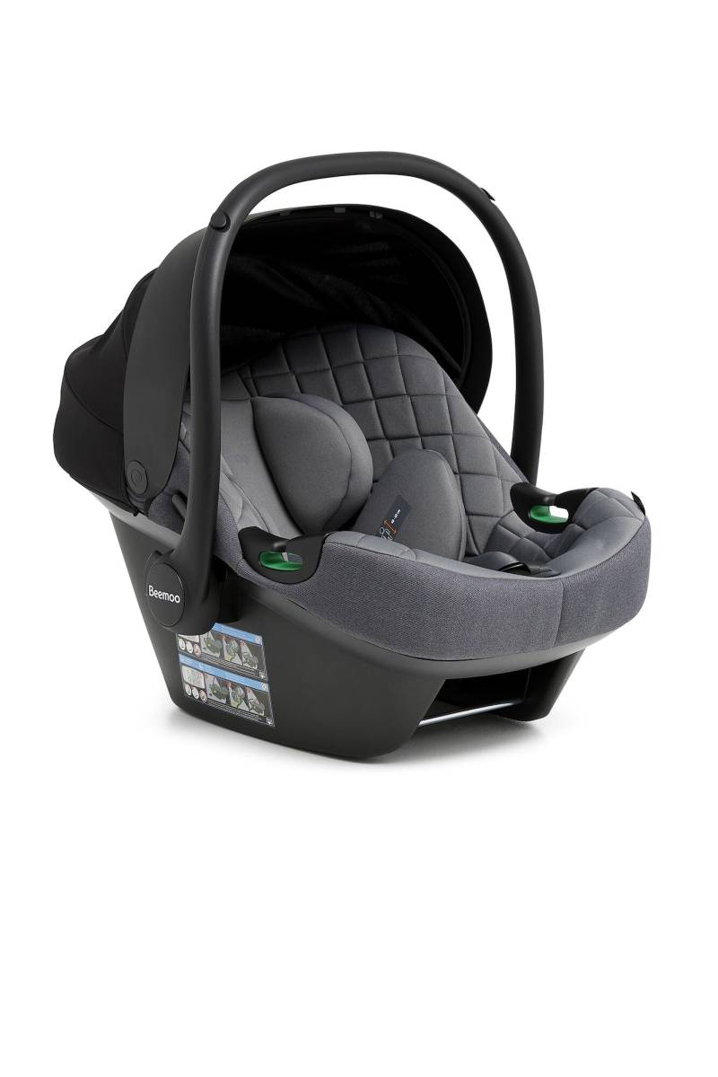 Beemoo Route i-Size Babyschale, Mineral Grey von Beemoo