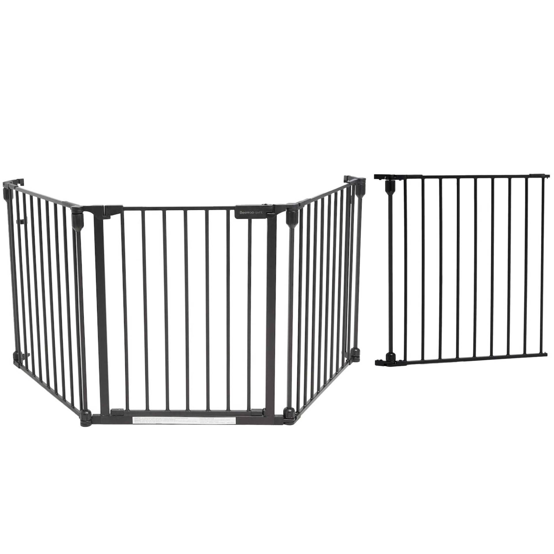 Beemoo SAFE Protect Schraubgitter/Raumteiler 3 Paneele inkl. Verlängerung 60 cm, Black Beemoo SAFE Protect Schraubgitter/Raumteiler 3 Paneele inkl. Verlängerung 60 cm, Black von Beemoo