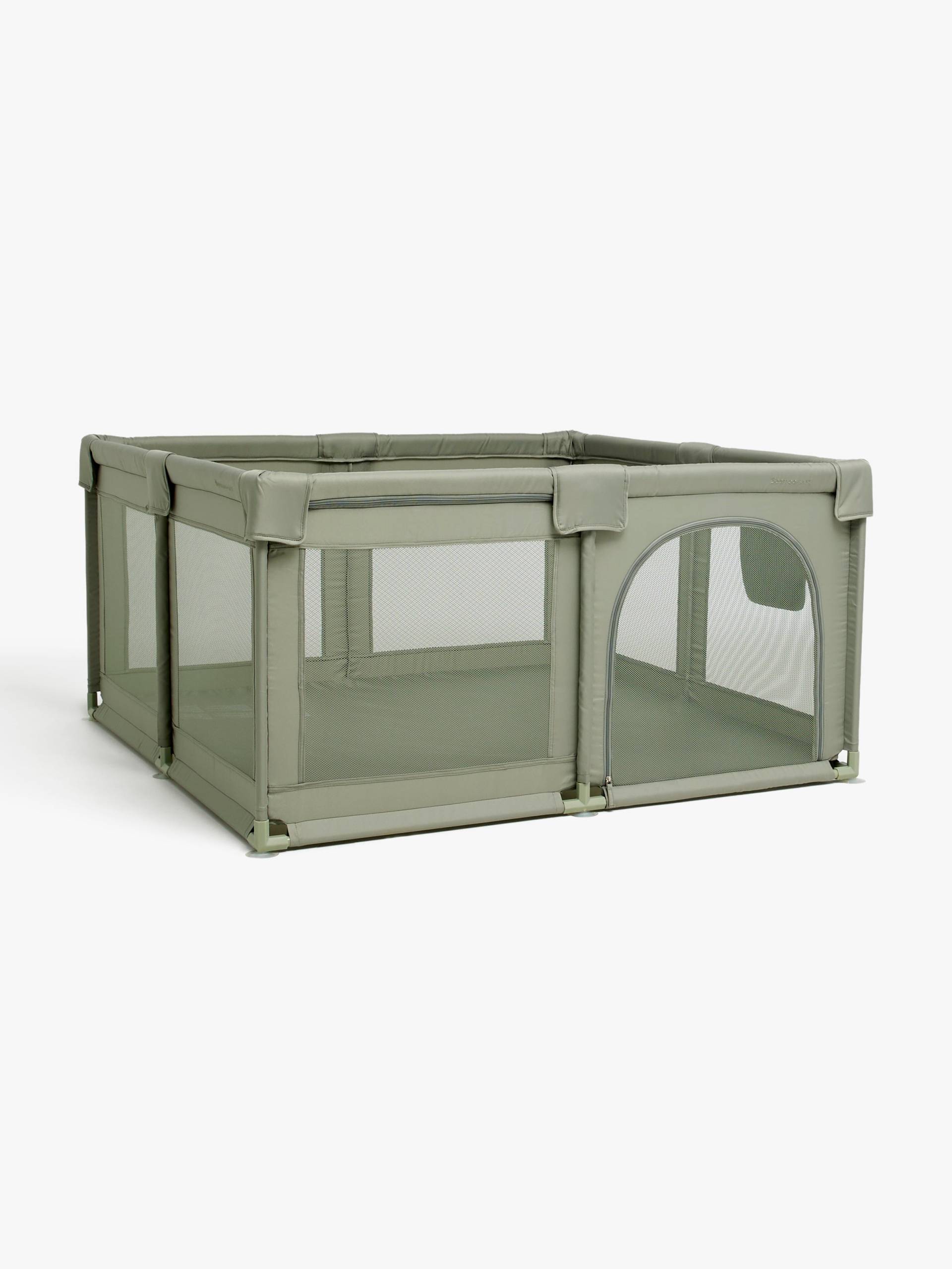Beemoo Safe Space Laufgitter 130 x 130, Soft Green Beemoo Safe Space Laufgitter 130 x 130, Soft Green von Beemoo
