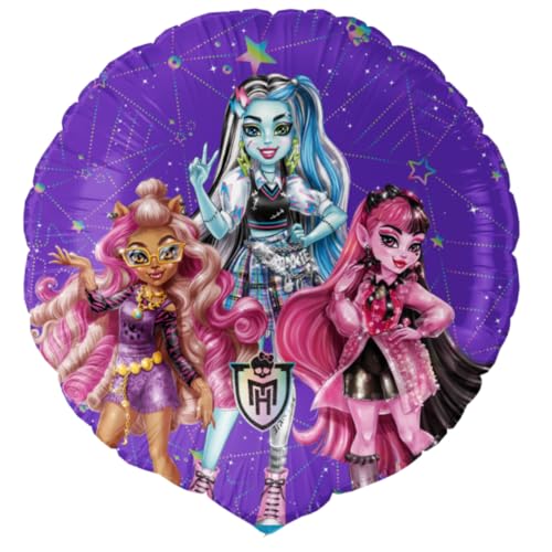 BeenSmile, Luftballons Geburtstag Monster High, Geburtstagsdeko Mädchen und junge, Heliumballon auch für Luft geeignet, sehr widerstandsfähiges material, 46 Cm BeenSmile, Luftballons Geburtstag Monster High, Geburtstagsdeko Mädchen und junge, Heliumballon auch für Luft geeignet, sehr widerstandsfähiges material, 46 Cm von BeenSmile