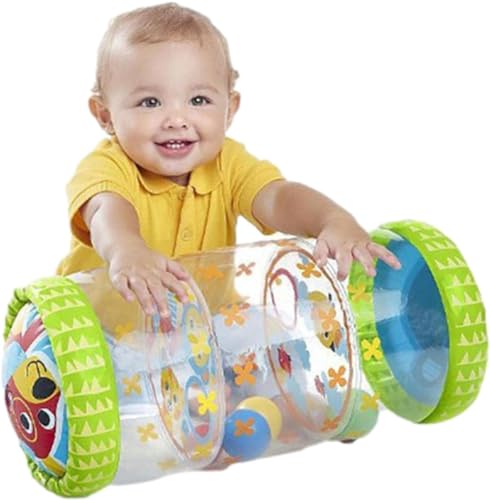 Beenavee Baby-Rolle Krabbelrolle Baby Krabbelspielzeug krabbelhilfe Für Babys,Aufblasbares Baby-Rollerspielzeug, Krabbelspielzeug für Babys, Krabbel- und Kletterball für Kleinkinder, beste Lernspiele von Beenavee