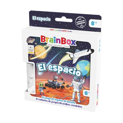 Beezerwizzer Studio BrainBox Pocket EL Space | Kartenspiel | ab 8 Jahren | ab 1 Spieler | 10 Minuten pro Spiel | Spanisch von Bezzerwizzer