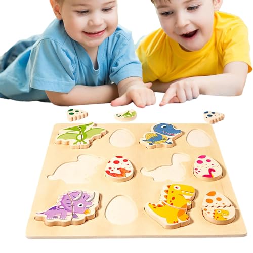 Befeixue 3D-Puzzles für Kinder,Formpasspuzzles - Passende 3D-Spielzeuge aus Holz | Cartoon-Lernspielzeug, niedliche Tierpuzzles für die Fähigkeit zur Formerkennung von Befeixue