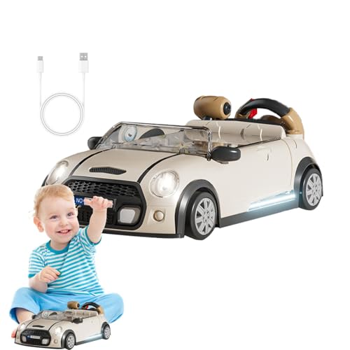 Befeixue Autorennen-Abenteuerspielzeug, Lenkradspielzeug | Kindersimulation Abenteuerfahren Rennauto Babyauto,Kinderlenkrad, Fahrspielzeug für Reisebegleiter, Spieltermine, Familienausflüge von Befeixue