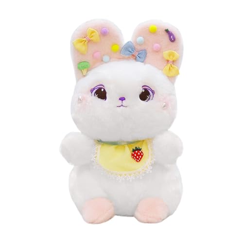 Befeixue Bunny Doll Plüschs, Hasengefüllter Tier,Nettes ausgestopftes Tier Kaninchen Plüschspielzeug - Kuschelige Wohnkultur Huggable Wurfkissen zum Geburtstag und Ostern von Befeixue