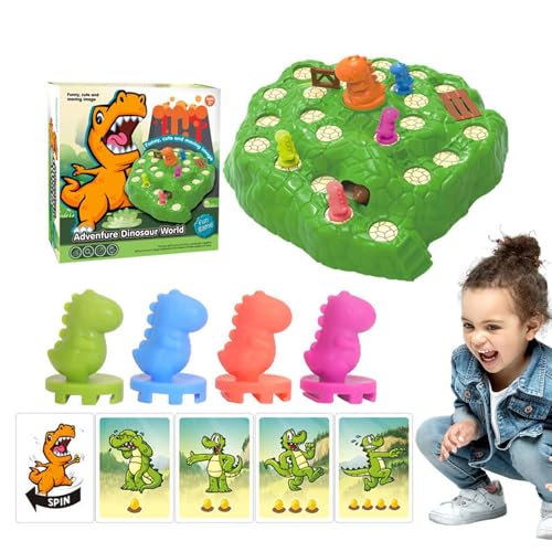 Befeixue Dinosaurier-Fluchtspiel, glückliches Dinosaurier-Spiel - Lustiges interaktives Tisch-Brettspiel-Spielzeug | -Lernspielzeug für Kinder, Aktivitätsspielzeug für die frühe Entwicklung zum von Befeixue