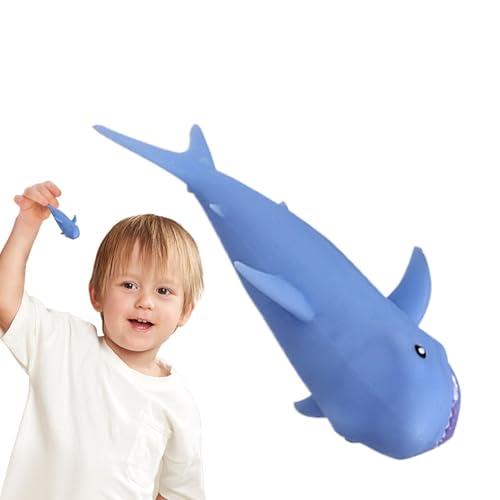 Befeixue Finger Flying Shark Slingshot,Slingshot Shark Fingerspielzeug | Finger Fidget Tierspielzeug Dehnbarer Hai | Erwachsene Kinder Streich Requisiten Indoor Outdoor Entspannende Spielzeuge für von Befeixue