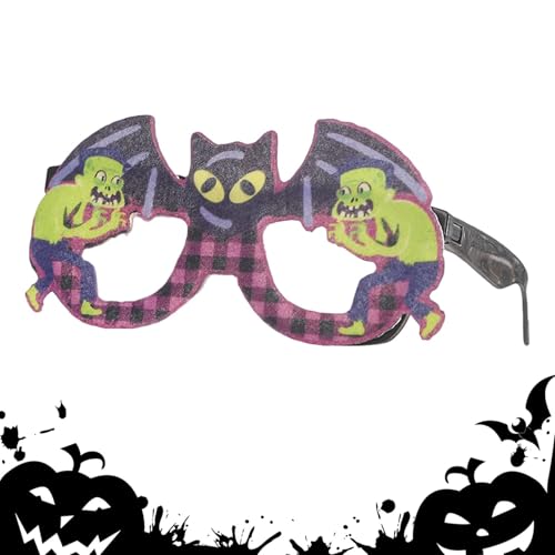 Befeixue Halloween-Partybrille für Kinder,Halloween-Kostüm-Partybrille,Lustige Halloween-Cosplay-Brille - Partyzubehör, Kostümzubehör, Halloween-Cosplay-Zubehör, Mitbringsel, Gläser für den Urlaub von Befeixue