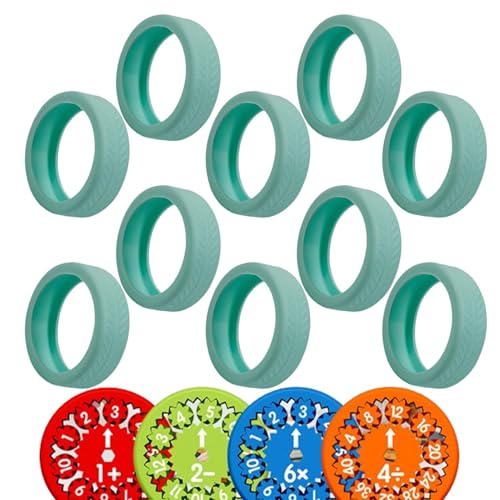 Befeixue Handspinner-Hülle, Mathe-Spinner-Hüllen, Silikon Reise Fidget Case Multiplikation Fidget Toy Case, Verschleißfeste sensorische Fidget-Spielzeug-Abdeckung, Handspinner-Aufbewahrungsbox für von Befeixue