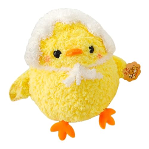 Befeixue Huhn-Plüschtier,Huhn-Stofftier,Soft Hugging Claw Machines Hühnerspielzeug - Einzigartiges Hühnerplüschtier für Weihnachten, Kindertag, Helloween von Befeixue