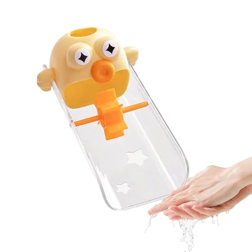 Befeixue Kleinkind-Spülbeckenverlängerung, Auslaufverlängerung für Wasserhahn-Kinder, 2X Cartoon-Badewannen-Wasserhahnverlängerung aus Silikon, Wasserhahn-Verlängerung für den Außenbereich, von Befeixue