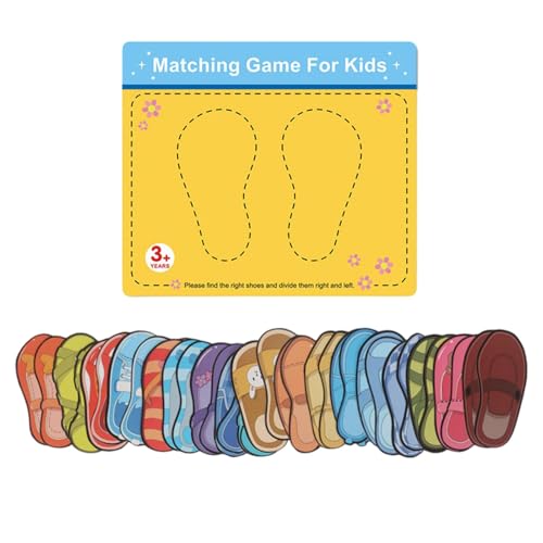 Befeixue Lern- und Bildungsspielzeug, Lernspielzeug für Vorschulkinder | Schuh-Matching-Spiel, Lernspielzeug | Hand-Auge-Koordination-Matching-Spielzeug-Konzentrationsspiel von Befeixue